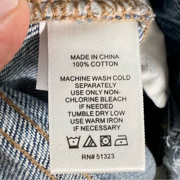 1. State light wash relaxed straight leg jeans size 31 B136 - Picture 2 of 4